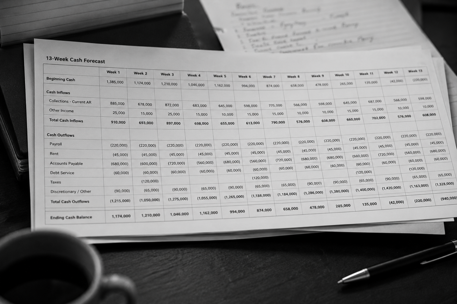 The cash forecast most businesses skip